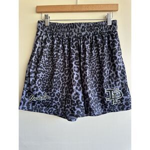 Inaka Power Men’s 5” Mesh Shorts Gray Black Leopard Print Limited Release Size M